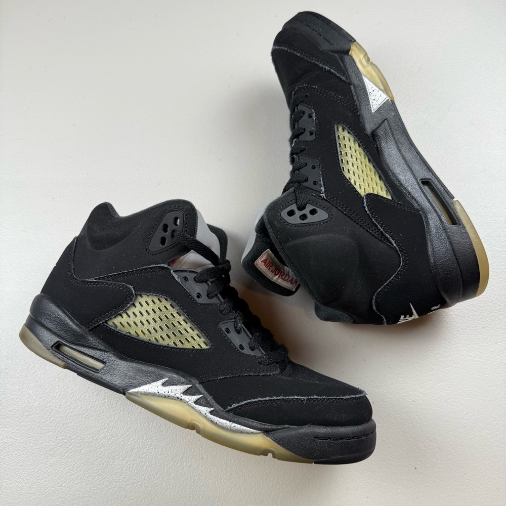 Air Jordan 5 Retro OG (BG), Black‎ Metallic Gold, Big Kids size 6.5